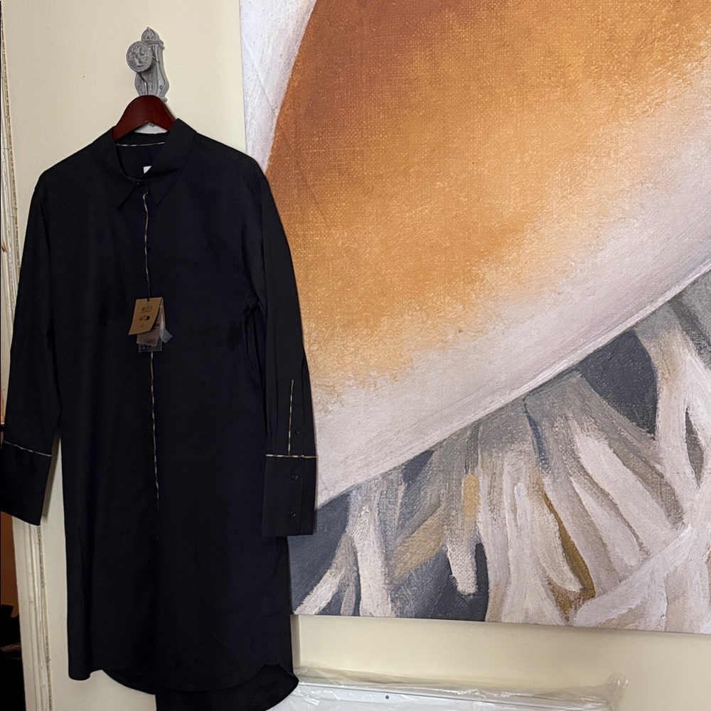 Burberry Midnight Black Long Sleeve Dress